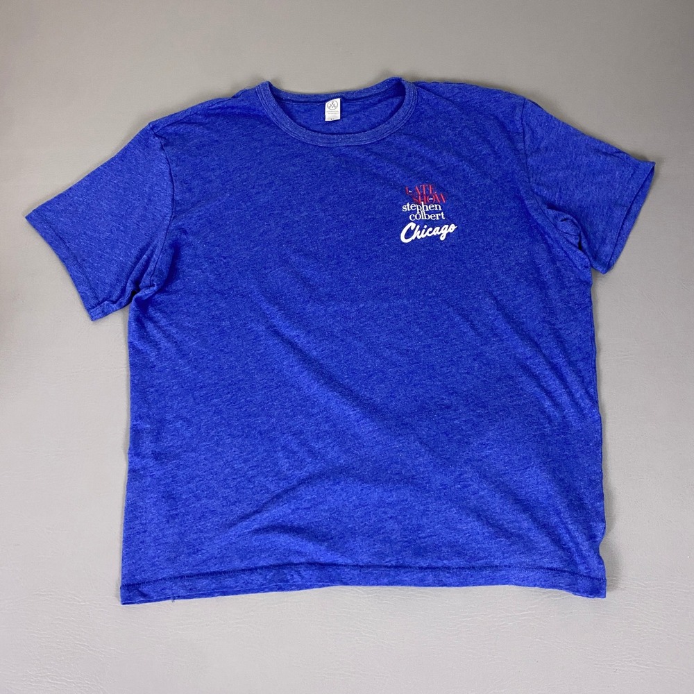 Stephen Colbert Chicago T-Shirt Women's XL Late Show 2024 Graphic Short Sleeve